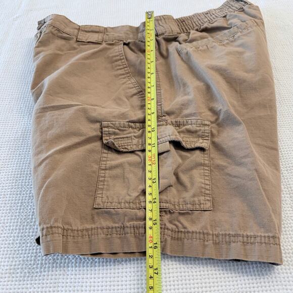 Great Northwest Clothing Co Khaki Cargo shorts 34 100% Cotton - Picture 8 of 10